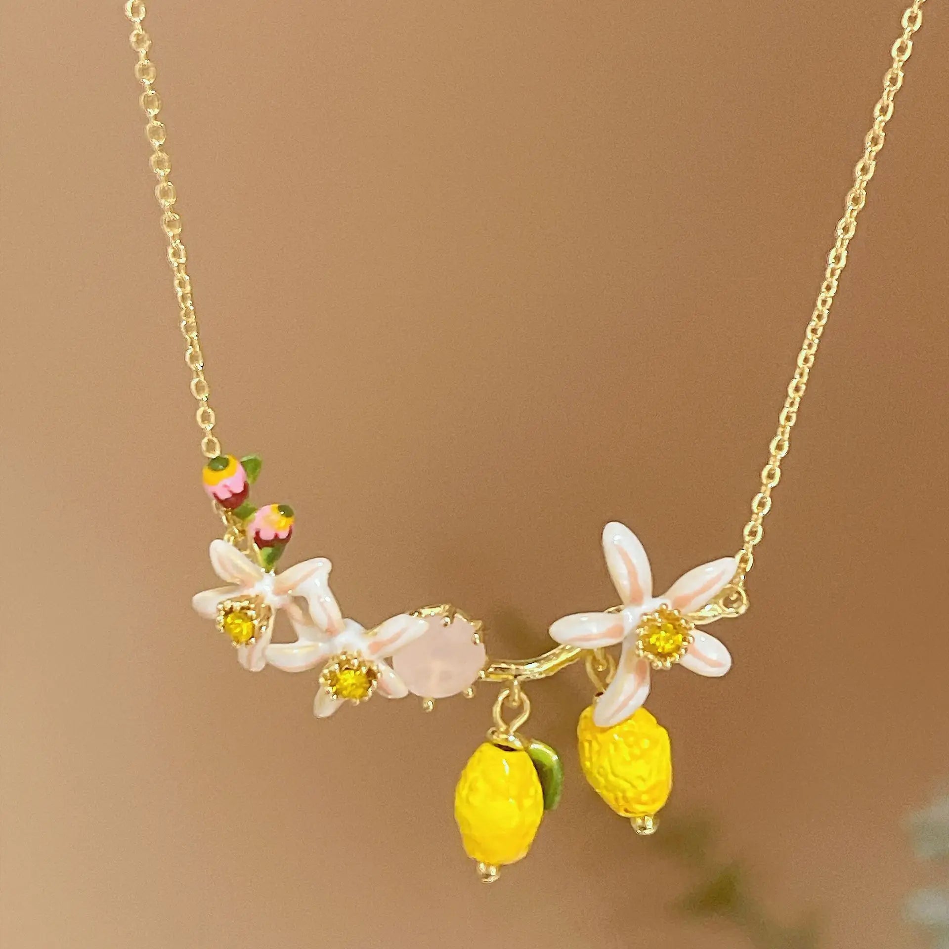 Sterling Silver Zircon Necklace & Bracelet Set