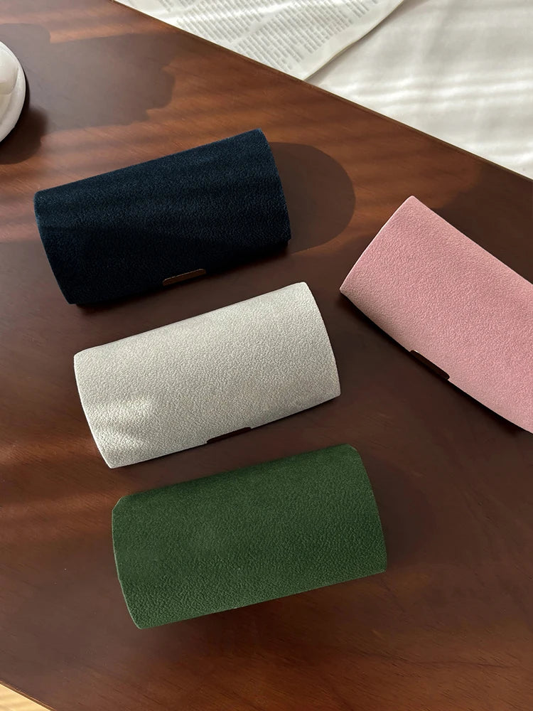 Mini Velvet Jewelry Box for Travel | Magnetic Closure, Anti-Oxidation