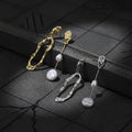 Asymmetric Baroque Pearl Stud Earrings