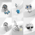 Sterling Silver Zircon Bracelet Charm