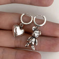Collection -Silver Bear Pendant Necklace & Bracelet