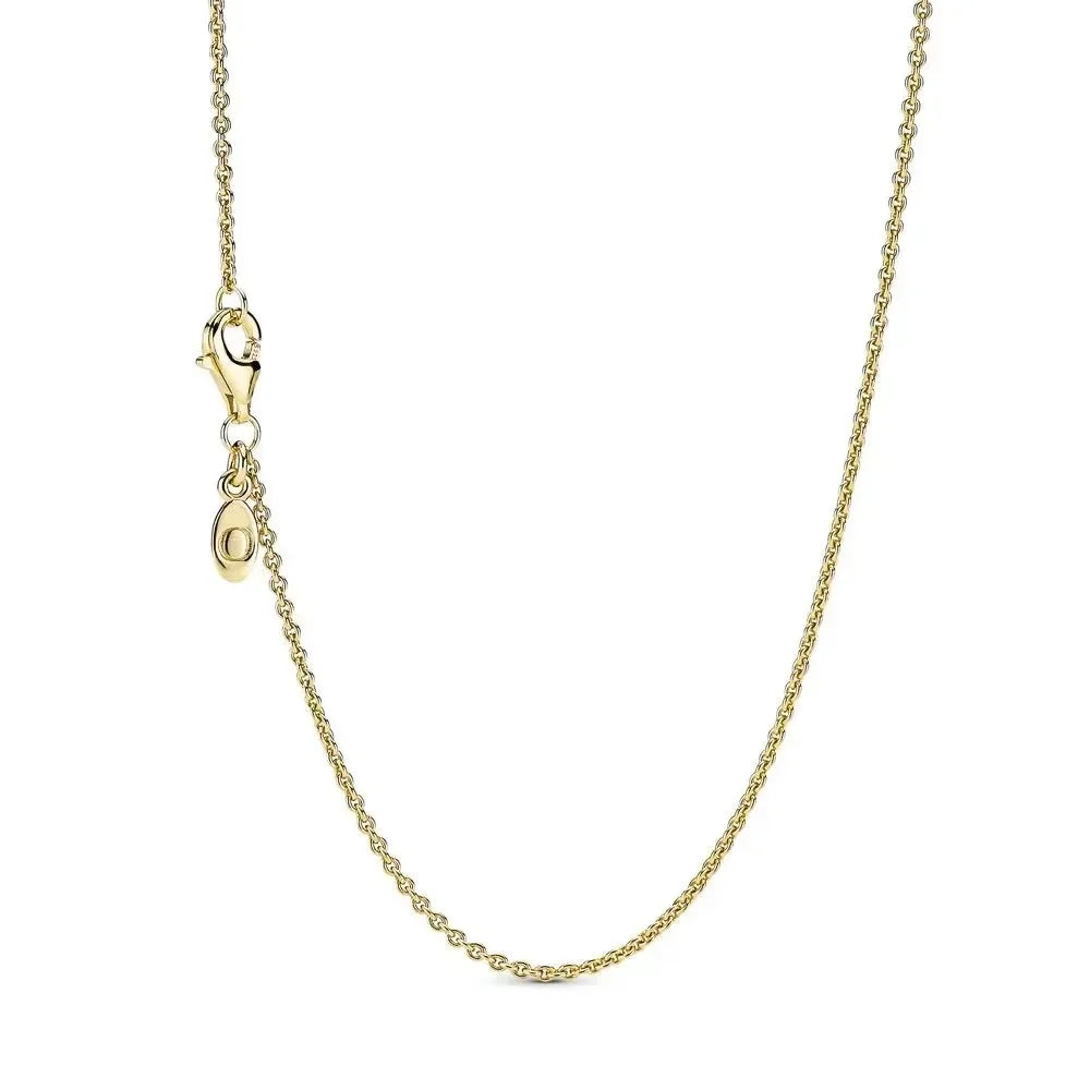 Sterling Silver Rose Gold Heart Pendant Necklace